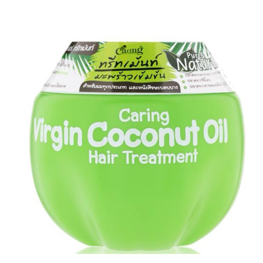 caring virgin coconut oil hair treatment