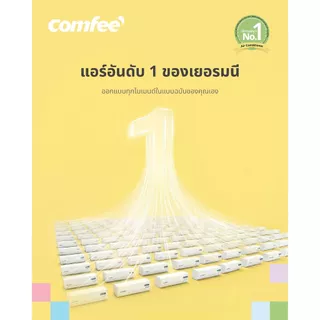 ส่งฟรี | Comfee เครื่องปรับอากาศ Inverter รุ่น Gusto Series 9300-24500 BTU เชื่อมต่อมือถือ เย็นเร็ว ทนทาน ประหยัดไฟ
