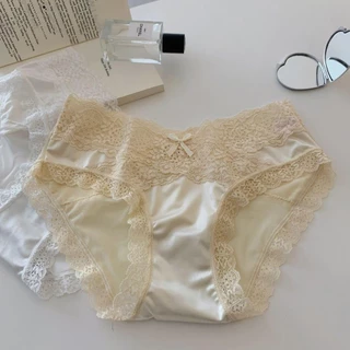 💗ขนาด M-XL💗 กางเกงในผู้หญิง กางเกงในลูกไม้ ผ้านุ่มระบายอากาศได้ดี เนื้อผ้าทอเรียบลื่น เซ็กซี่และทันสมัย