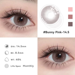 [📢FDA-approved❗ ]【ซื้อ1คู่แถม ลิปสติก💋】Midroo เลนส์บิ๊กอายน่ารัก ขยายรูม่านตา Bunny Pink/Blue/Brown-14.5MM รายเดือน