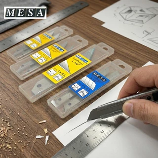 MESA ใบมีดคัตเตอร์อย่างดี 9มม. , 18มม. (A-100, S-100, L-150, B-150) ใช้กับมีดคัตเตอร์เล็ก/ใหญ่[S24]