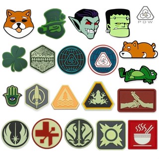 PDW Cat Eye สัญลักษณ์ขนาดเล็ก เรืองแสงในที่มืดได้ ด้านหลังเป…