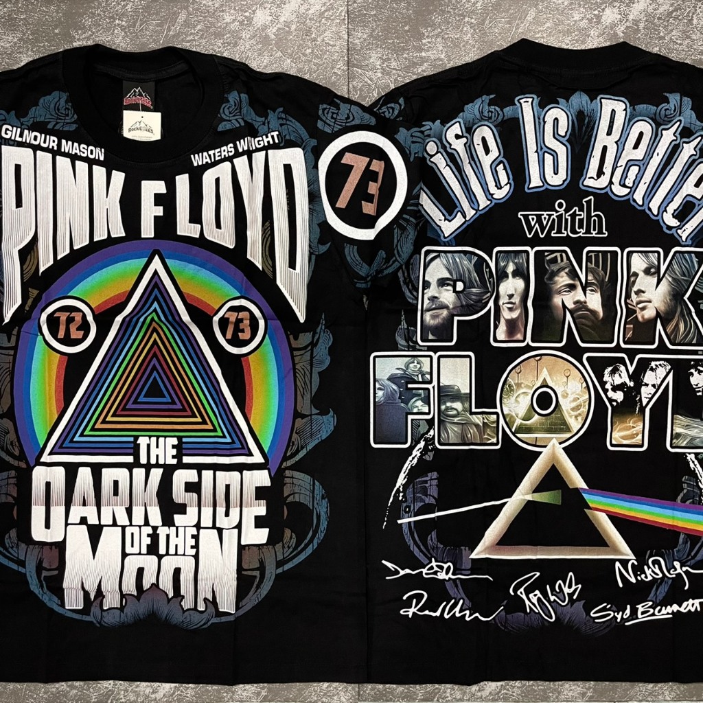 เสื้อยืดOVP Pink Floyd (ป้ายRocktee เรืองแสง) ผ้าCotton100
