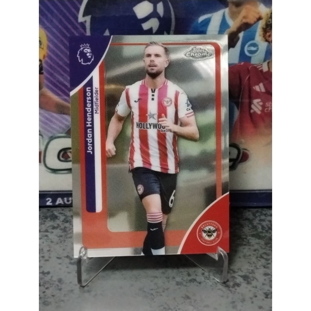 การ์ดเครื่องเล่น TOPPS CHROME Premier League 2026
