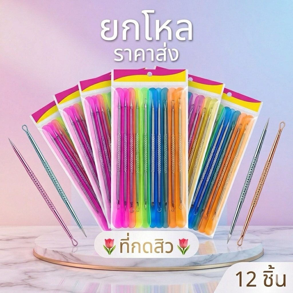 ที่กดสิว กดสิว ราคาส่ง สแตนเลสอย่างดี ไม่เป็นสนิม!! ถูกสุดแน่นอน L018