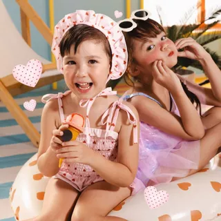 Babyhip ชุดบิกินี่เด็ก ชุดว่ายน้ำเด็กเล็ก ชุดว่ายน้ำทูพีสเด็ก ชุดว่ายน้ำเด็ก ลายนางเงือก SWIM CLUB COLLECTION