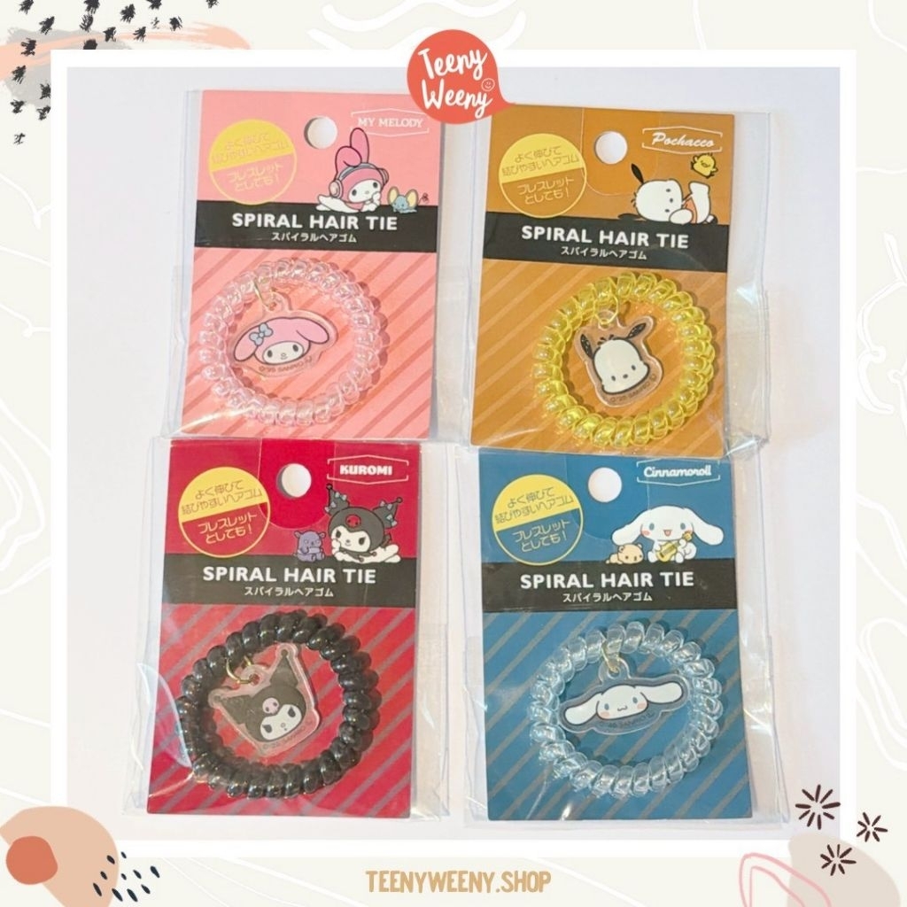 หนังยางมัดผม รุ่นเกลียว Sanrio Hair Band