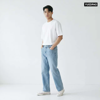 Yuedpao Smooth Flex Jeans (Straight Leg) กางเกงยีนส์ผู้ชายทรงกระบอก ยืดแต่ไม่ย้วย ยีนส์ยืด กางเกงยีนส์