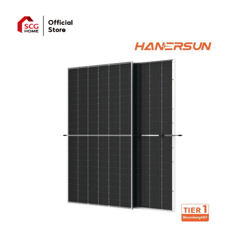 (จัดส่งเฉพาะกทมฯปริมณฑล) HANERSUN แผงโซลาร์เซลล์ Model 2026 รุ่น HN21RN-66HT ขนาด 630 W