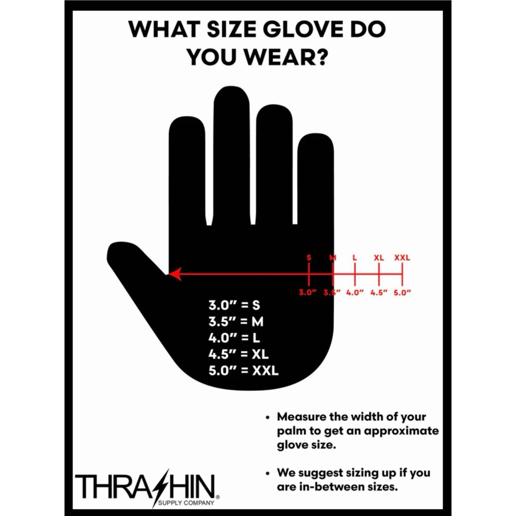 THRASHIN SUPPLY ถุงมือ ราคา 1,600 ราคา ถูกที่สุด ดีลบีเคเค แกลเลอรีภาพที่ 3