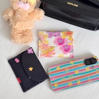 *กระดุมหัวใจ*amuse stuff-card holder ที่ใส่บัตร