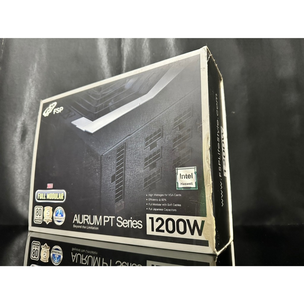 เพาเวอร์ซัพพลาย(power supply) FSP AURUM PT 1200W (1200w 80+ PLATINUM)