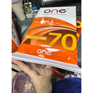 กระดาษA4 Brand One กล่องสีส้ม ขนาด 70 แกรม ยกลัง 5 รีม