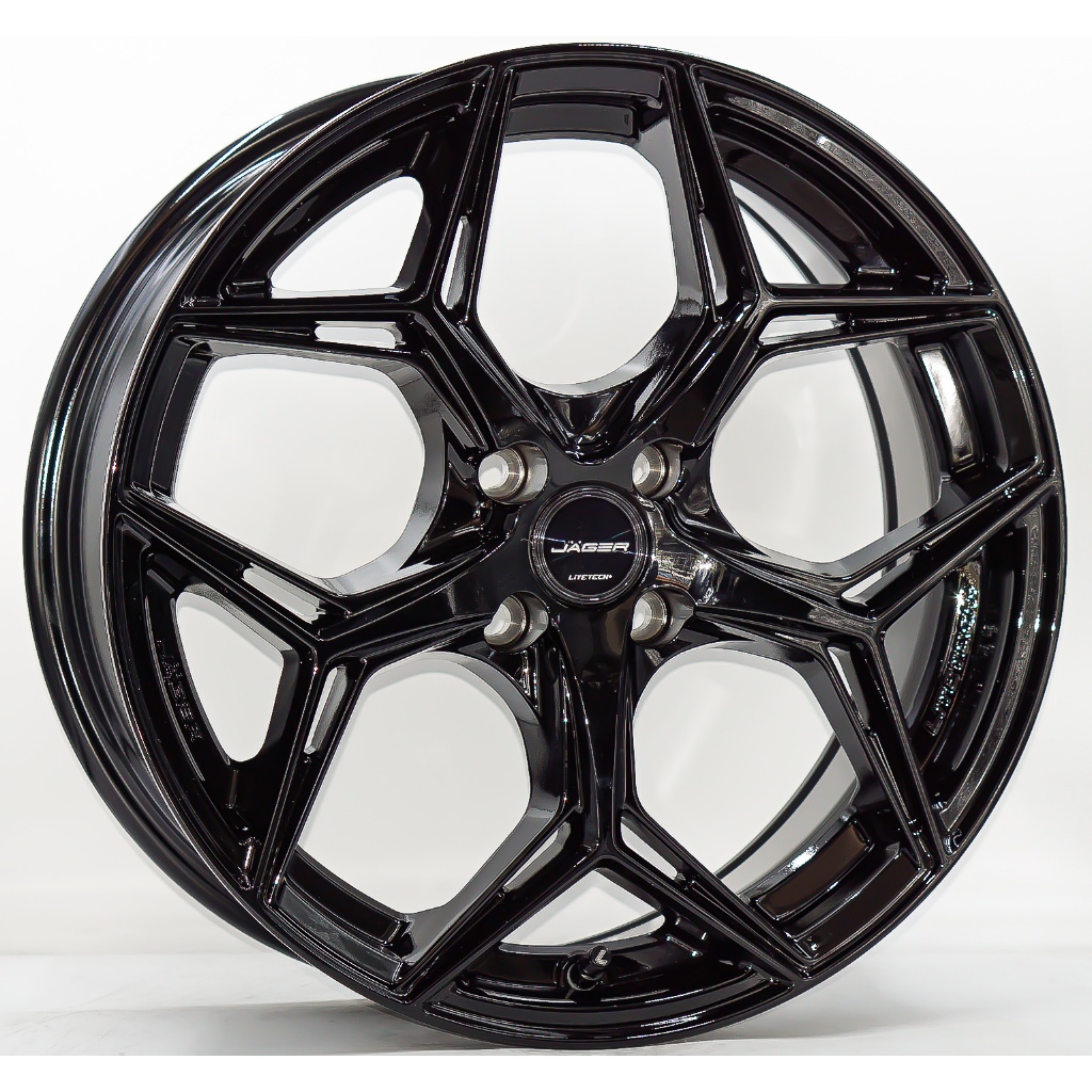 ล้อแม็กซ์ Lenso Jager Blaze Litetech ขอบ17นิ้ว 4รู100 สีดำเงา กว้าง7นิ้ว Offset35 [22996]