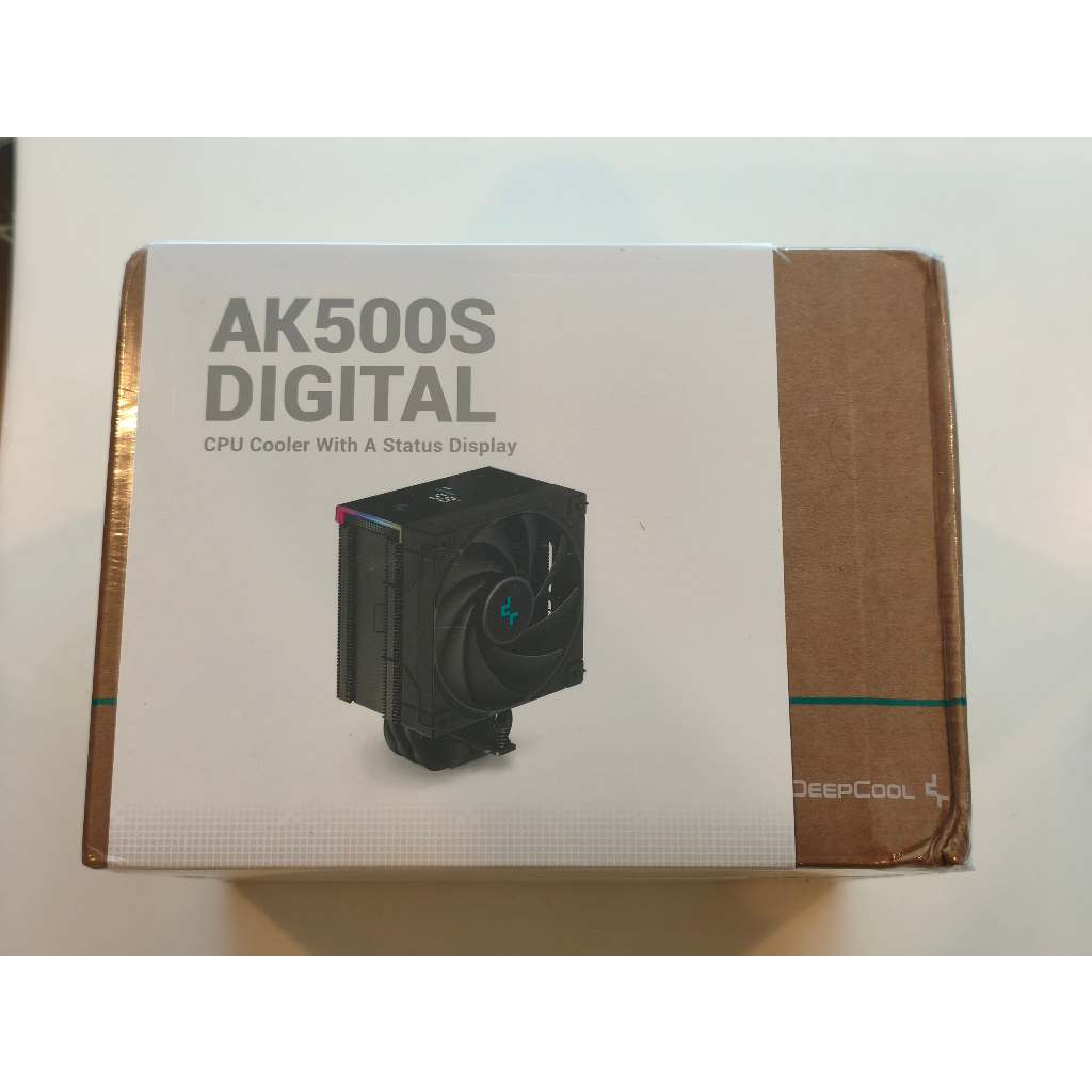 CPU AIR COOLER (พัดลมซีพียู) DEEPCOOL AK500S DIGITAL (LGA1851/1700/AM5/AM4) ของใหม่มือ1 ไม่แกะซีล ปร