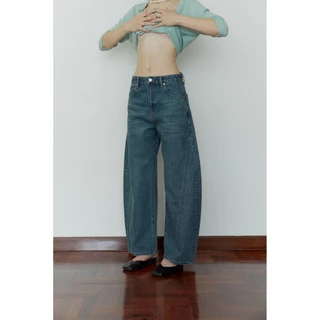 TGDA.CO - กางเกงยีนส์ Body Girl รุ่น Oslo Barrel Jeans (พร้อมส่ง)