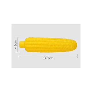 AL-4540 ของเล่นสัตว์เลี้ยง ของเล่นยางทรงข้าวโพด บีบเเล้วมีเสียง ยางกัดเล่น สนุกปลอดภัย พร้อมส่ง 🌽