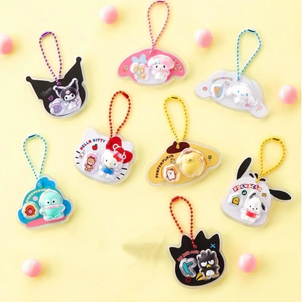 (สุ่ม/พร้อมส่ง🇹🇭) พวงกุญแจ Sanrio Characters Mini Series