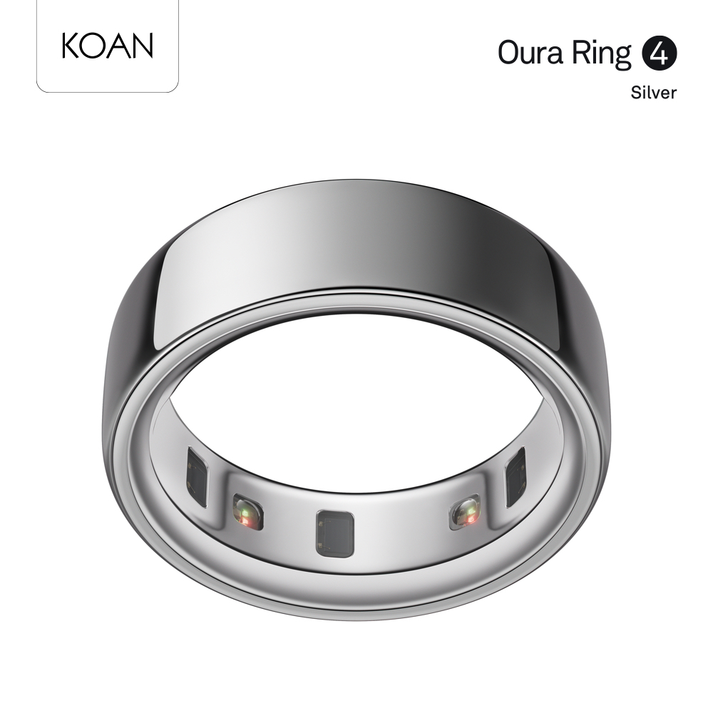 Oura Ring 4 แหวนอัจฉริยะ Smart Ring - แหวนติดตามสุขภาพ สีเงิน Sliver