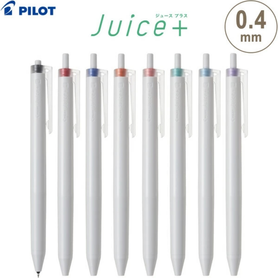 Pilot Juice+ ปากกาเจลหัวเข็ม 0.4mm รุ่นใหม่ เขียนคมชัด นำเข้าจากญี่ปุ่น