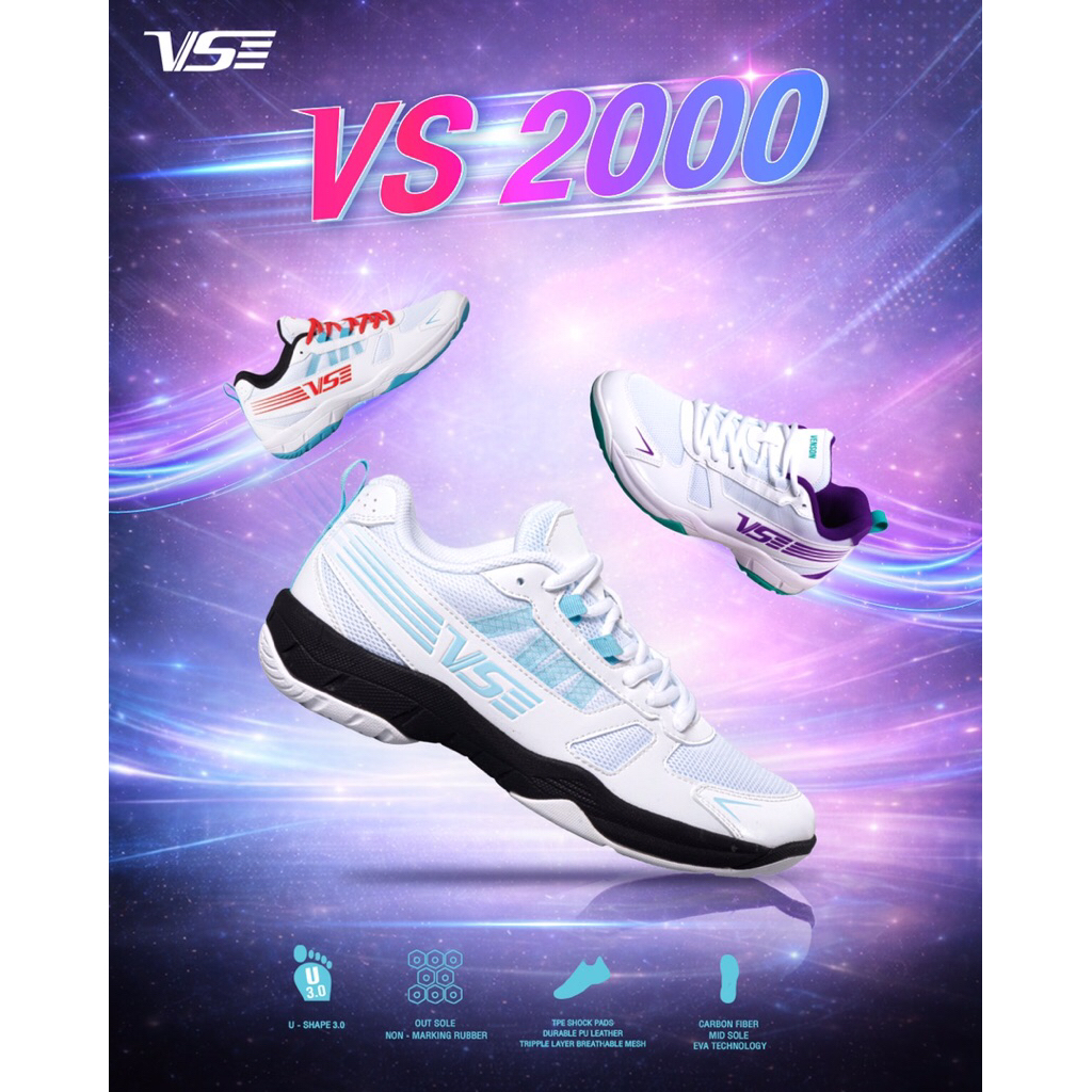 รองเท้าแบดมินตัน VS2000W