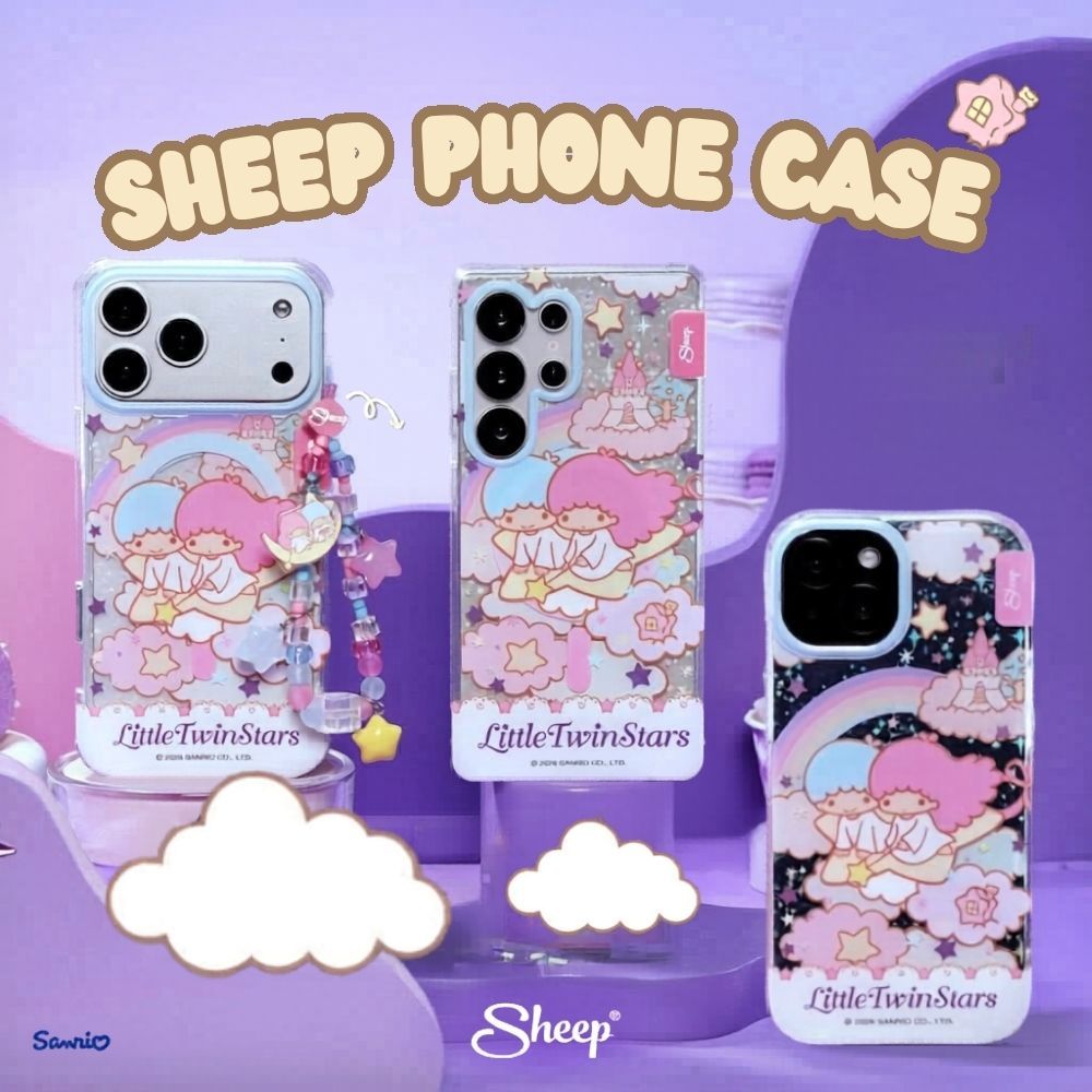 พร้อมส่ง SHEEP Canvas Phone Case - Little Twin Stars Collection เคสลิลเติ้ลทวิน Case littletwinstar ของแท้100%✔️