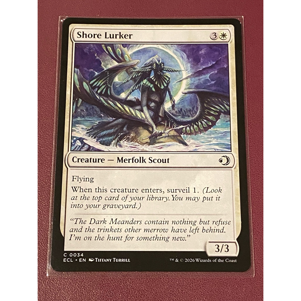 [MTG][ECL] Lorwyn Eclipsed: Shore Lurker การ์ดแท้ Magic The Gathering