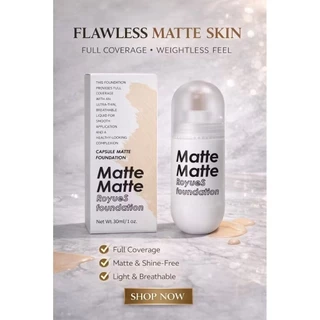 Sale รองพื้น RoyueS Capsule Matte