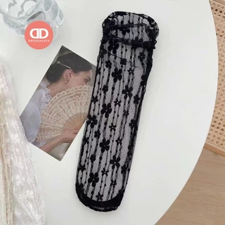 💙 DRESSACUTE S102 / S103 / S104 ถุงเท้าผู้หญิงแบบบาง แต่งลูกไม้