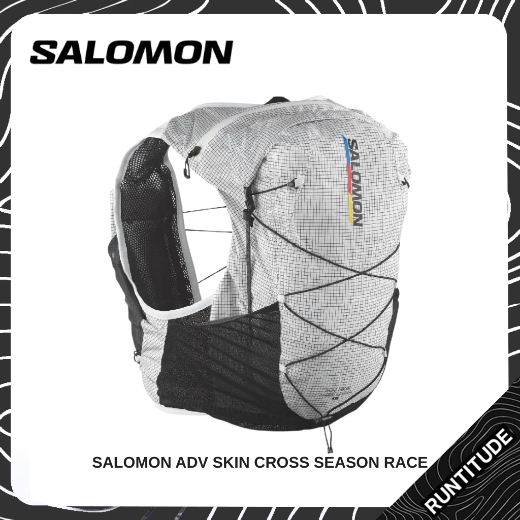 SALOMON เป้น้ำ เป้เทรล ADV SKIN CROSS SEASON RACE  น้ำหนักเบา มีช่องใส่ของเยอะ จุ15L