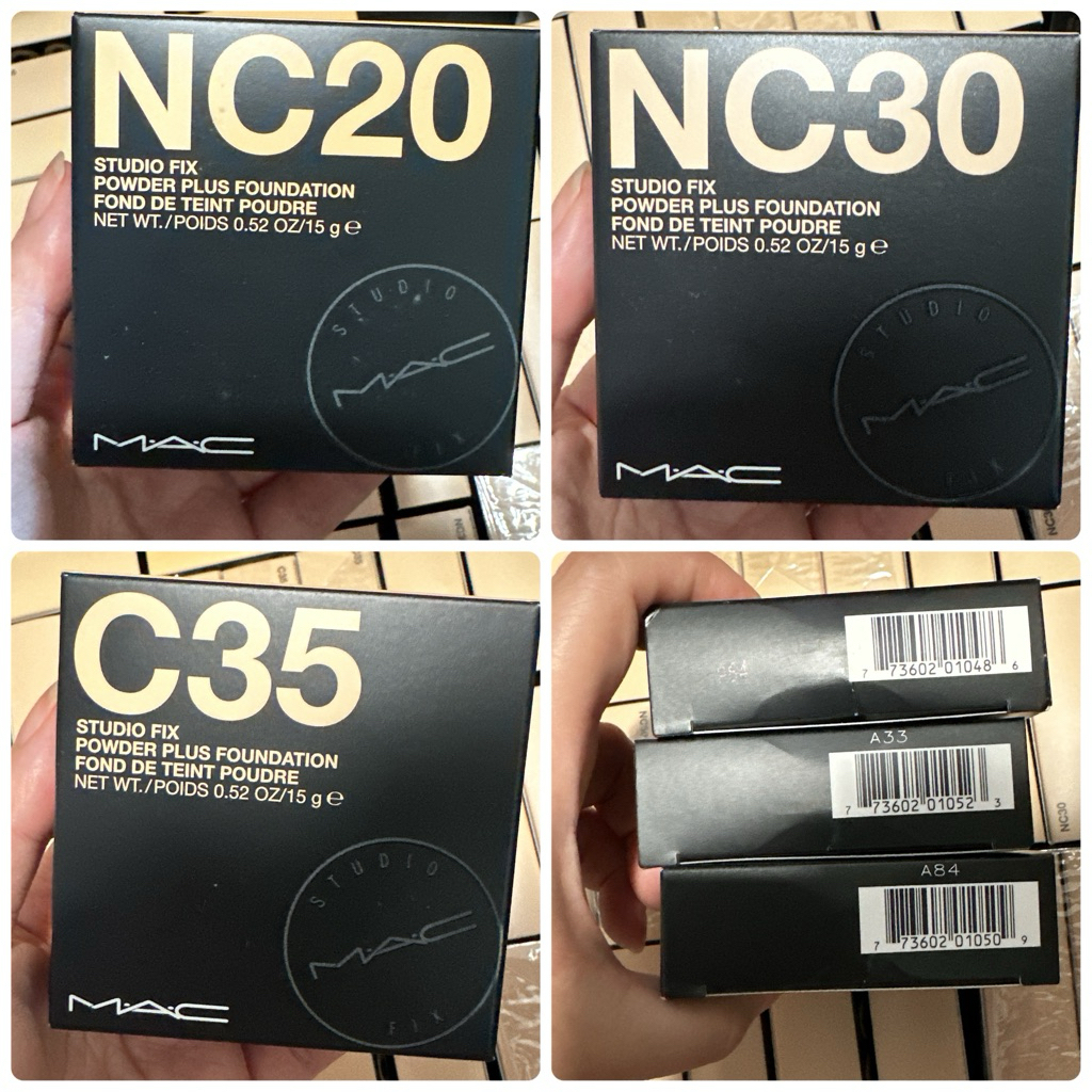NC15/20/30/35 รุ่นเก่า แท้💯% MAC แป้งผสมรองพื้นแมคแท้แป้งคุมมันในตำนาน รุ่นนี้สูตรเดิมค่ะ ใช้ดีมากพร