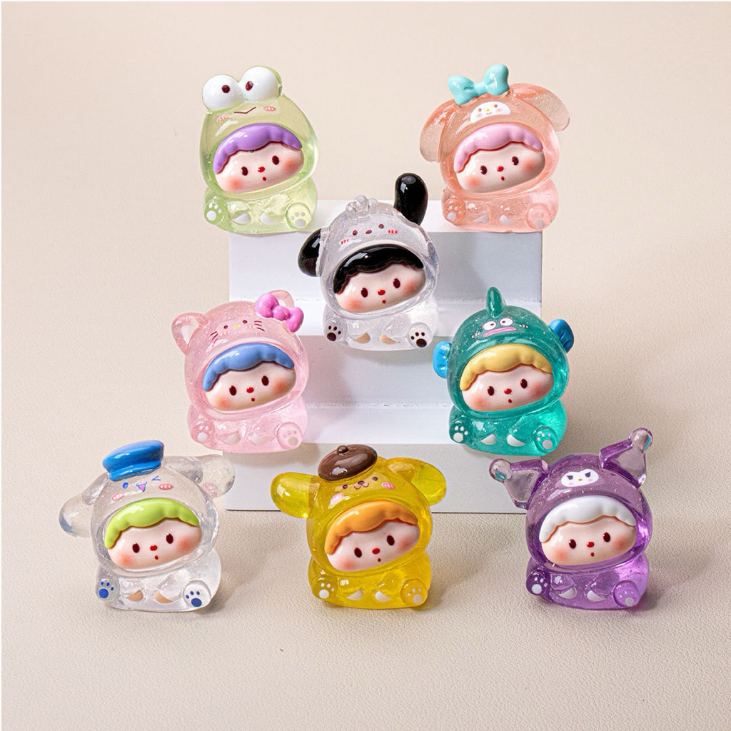พร้อมส่ง!! เพื่อนซาริ(เรืองแสง) 8 สี ยกSet