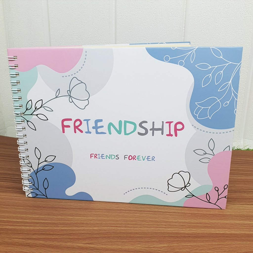 สมุดเฟรนชิพFriendship ขนาด A4(21x30cm) พร้อมจัดส่ง