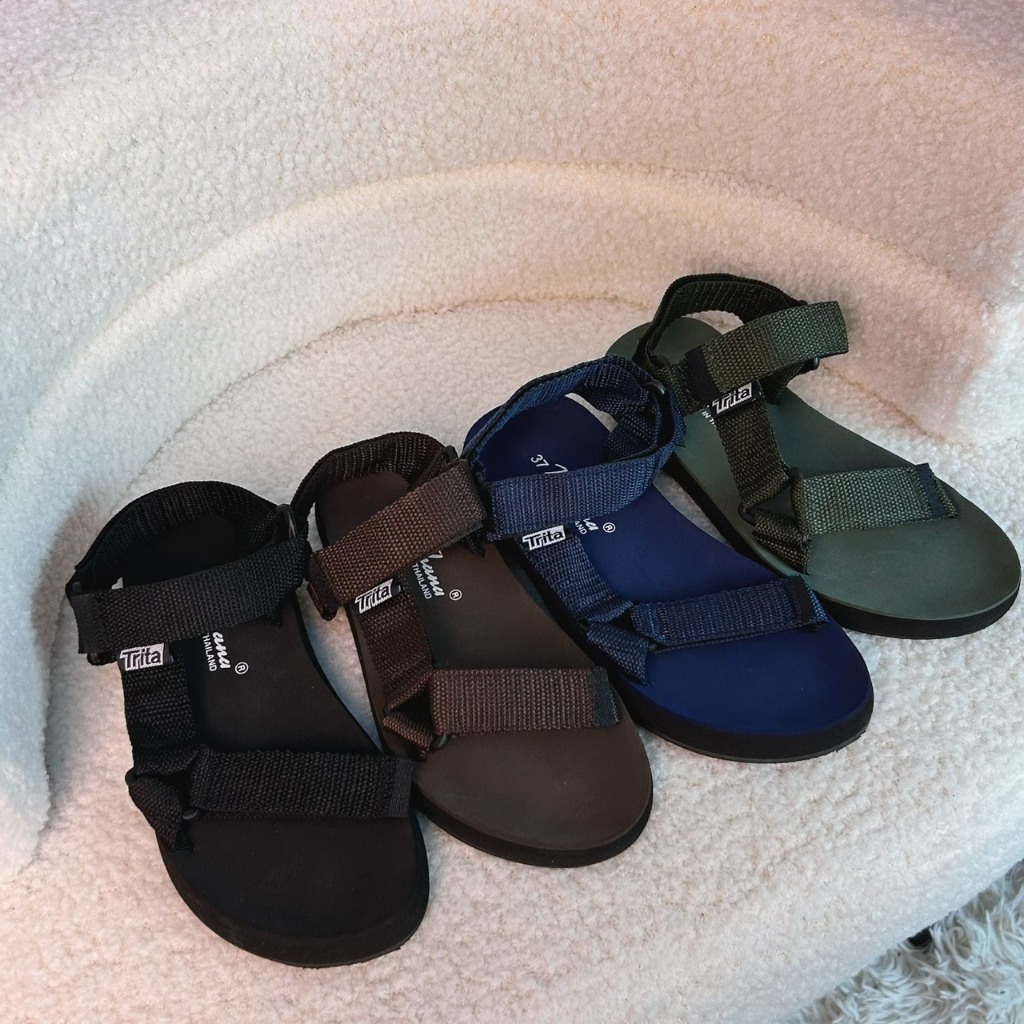 KTHANA รองเท้าแตะรัดส้น ใส่ได้ทั้งชายหญิง มี size 35 - 44 **ตรงไซส์**