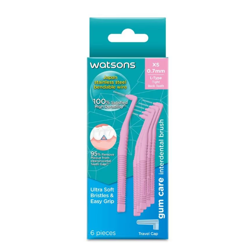 Watsons  วัตสัน แปรงขัดซอกฟัน ไหมขัดฟัน ไหม ขัดฟัน ทรง L