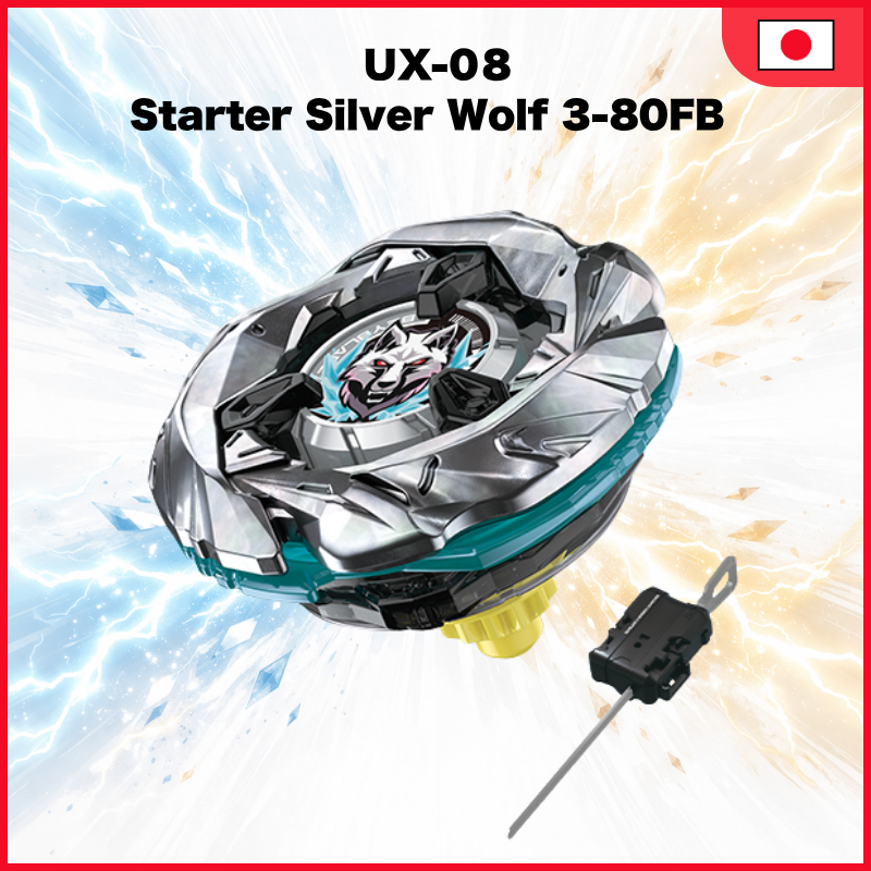 BEYBLADE X UX-08 Starter Silver Wolf 3-80FB