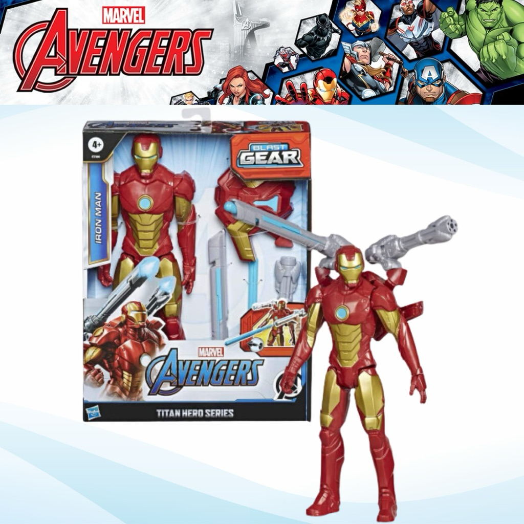 HASBRO Titan Hero Blast Gear Marvel Avengers Ironman figure