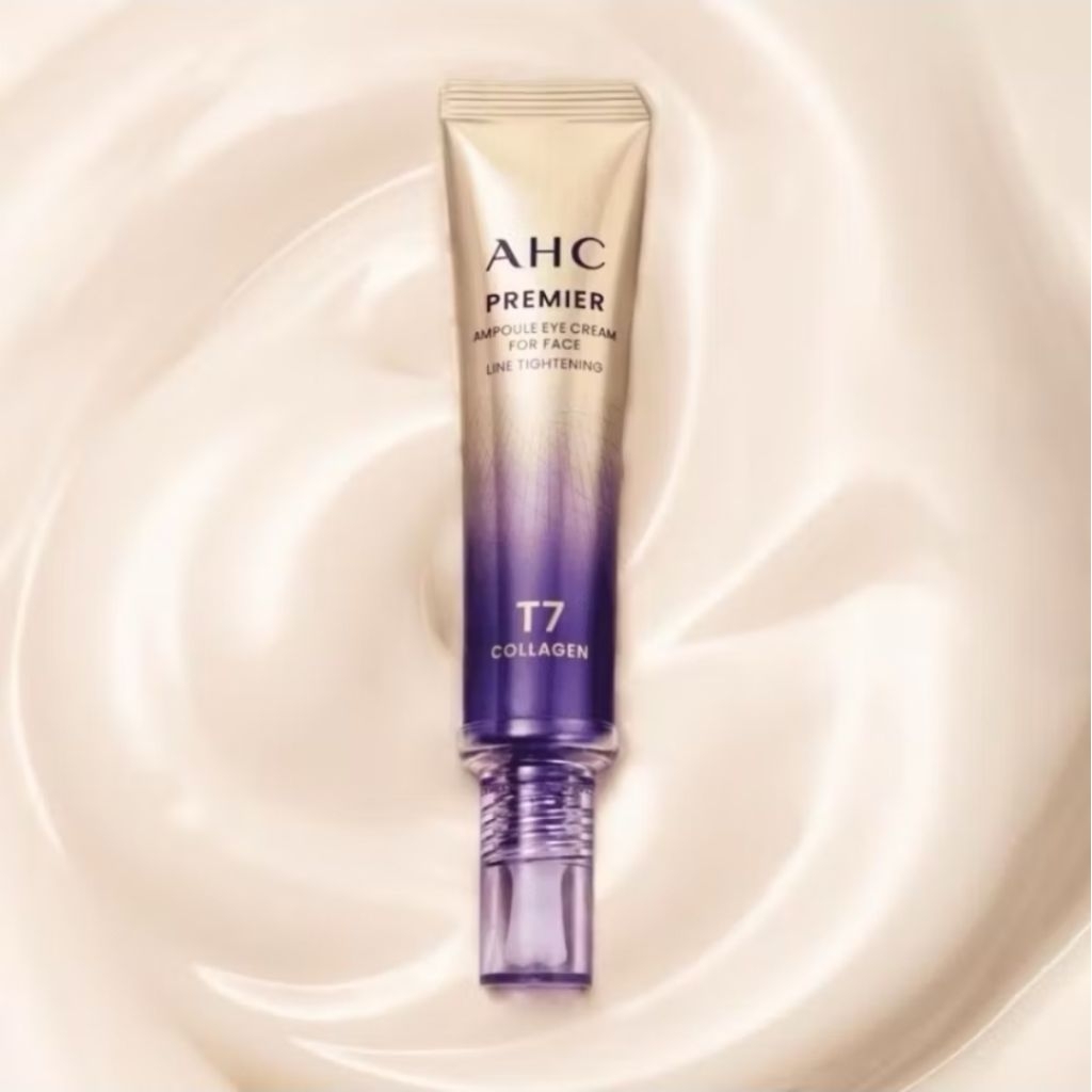 รุ่นใหม่ ปี 2025 AHC Premier Ampoule Eye Cream for Face T7 Collagen 12g.  เอเอชซีอายครีมรุ่นใหม่ (รุ่นที่ 13)