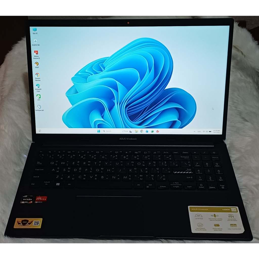 โน๊ตบุ๊คมือสอง สภาพดี Asus Vivobook 15 D1502IA-EJ592W   AMD Ryzen 5 4600H จอ 15.6 inch