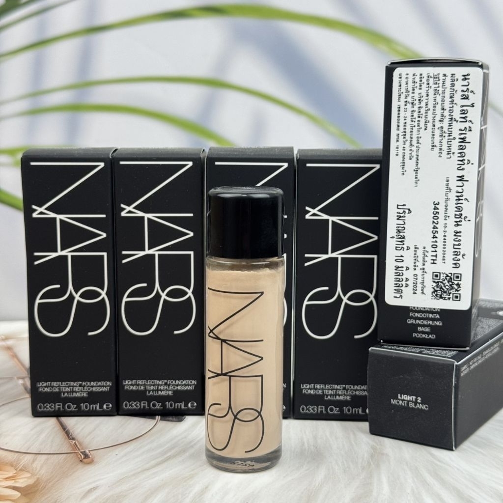 รองพื้น Nars Light Reflecting Foundation  🖤ขนาด 10ml #ป้ายไทย