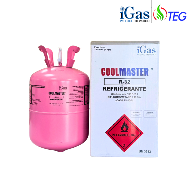 iGas Refrigerant R32 น้ำยาแอร์ R32 ยี่ห้อ iGas ขนาดบรรจุ 7กก น้ำยาแอร์คุณภาพสูง