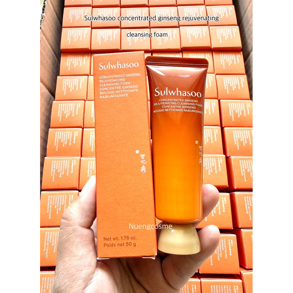 🧡(ใหม่)(โฟมล้างหน้า) Concentrated ginseng rejuvenating cleansing foam