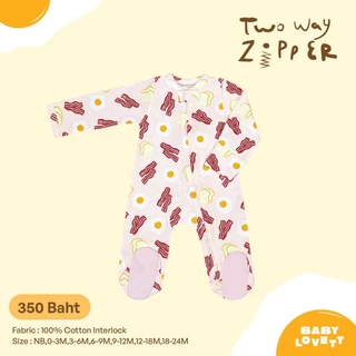 [Babylovett] Breakfast - Two-Way Zipper ชุดนอนคลุมเท้า