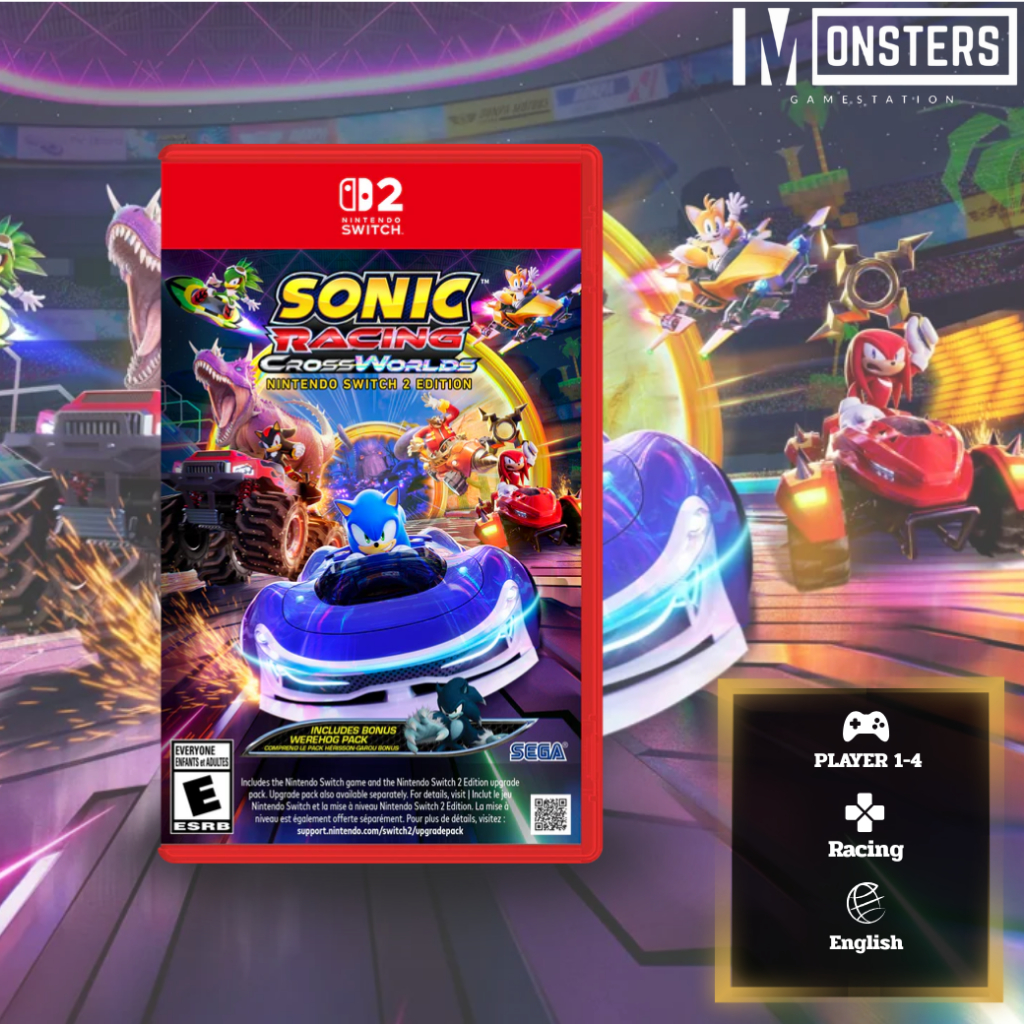 Sonic Racing: CrossWorlds [Nintendo Switch 2] [มือ1] (สินค้าพร้อมส่ง)