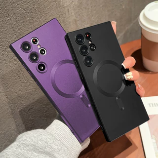 เคส For Samsung A37 A57 A07 A17 A06 A16 A56 A05S A55 A54 A15 A35 A36 A26 S24 S25 S26 Ultra เคสโทรศัพท์แม่เหล็ก เคสมือถือ