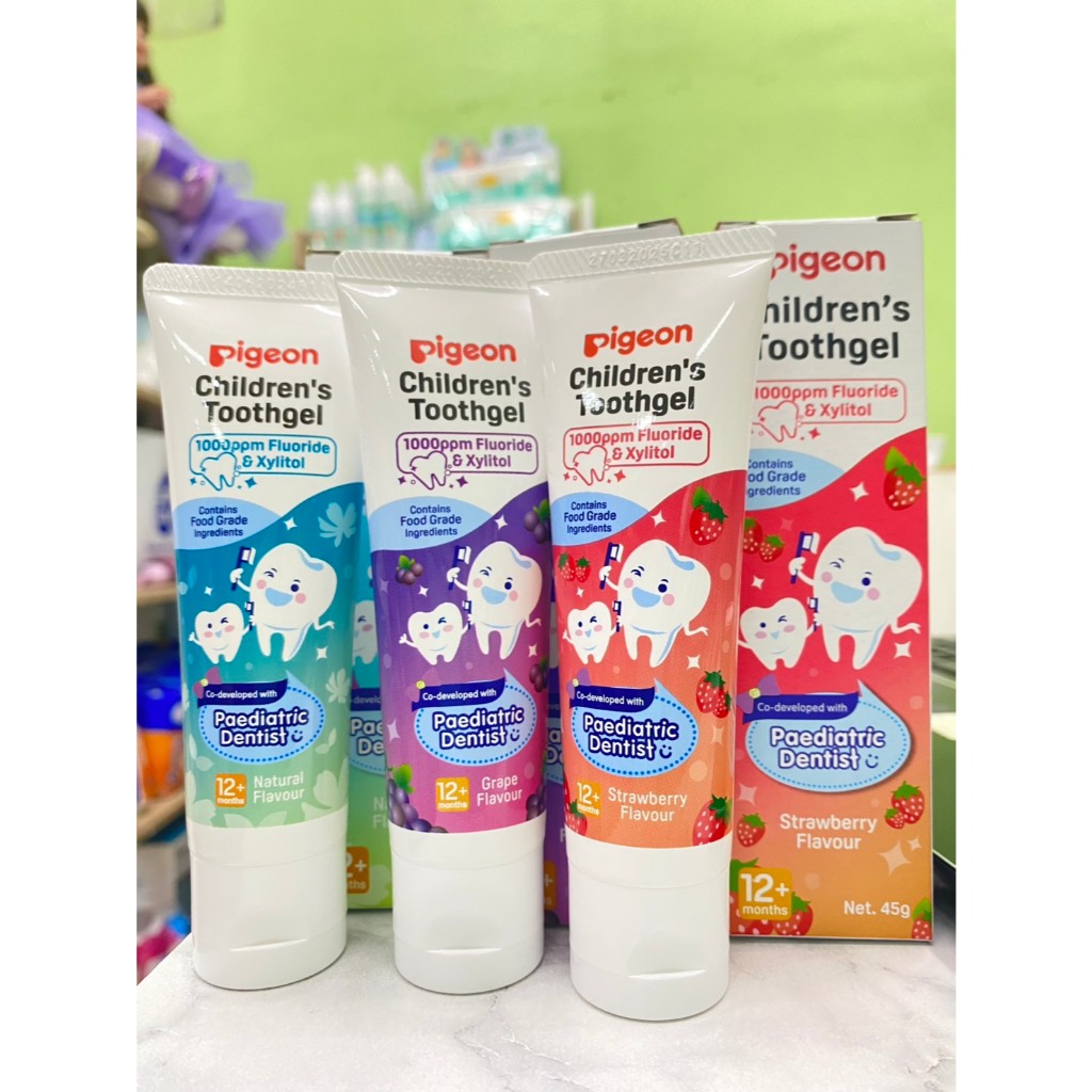 Pigeon พีเจ้น ยาสีฟันชนิดเจล สำหรับเด็ก 1 ปีขึ้นไป (1หลอด)