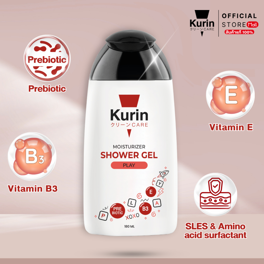 KURIN CARE MOISTURIZER SHOWER GEL PLAY คูริน แคร์ รูปที่ 2