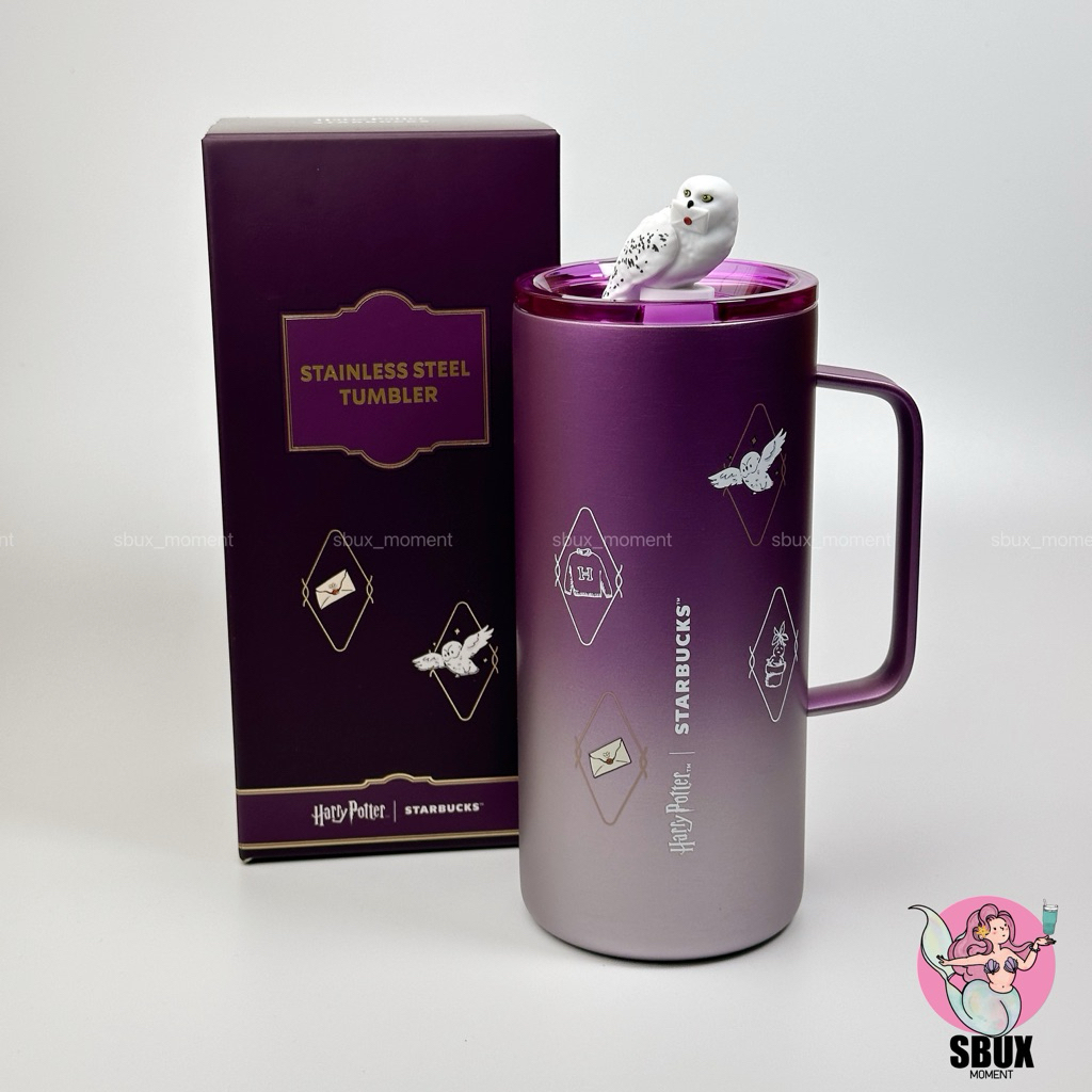 Starbucks x Harry Potter Collection แก้วสตาร์บัค แฮร์รี่พอตเตอร์ Snow Globe / Hedwig Stopper ของแท้ ราคา ถูกที่สุด ดีลบีเคเค