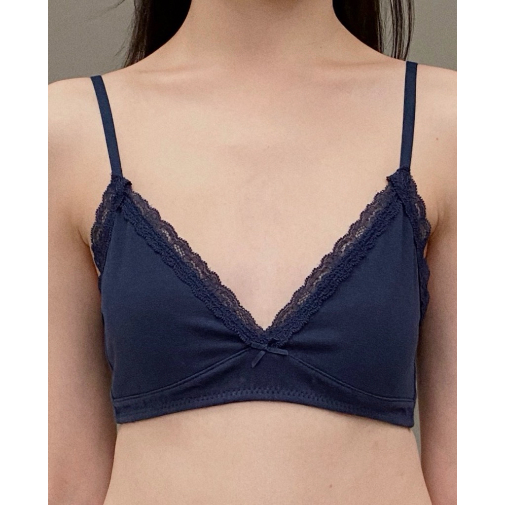 พร้อมส่ง Brandy Melville | Cotton Lace Bra
