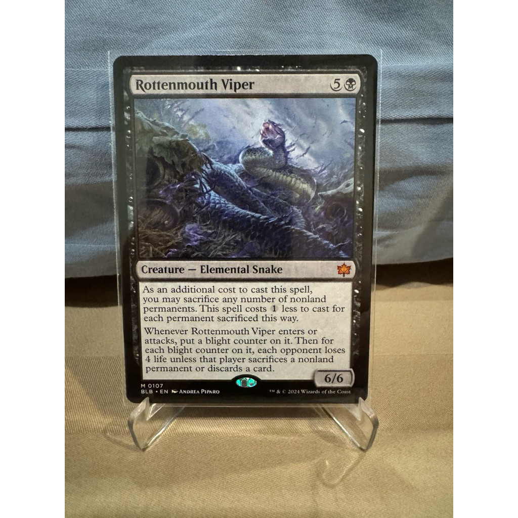 MTG Bloomburrow: Rottenmouth Viper